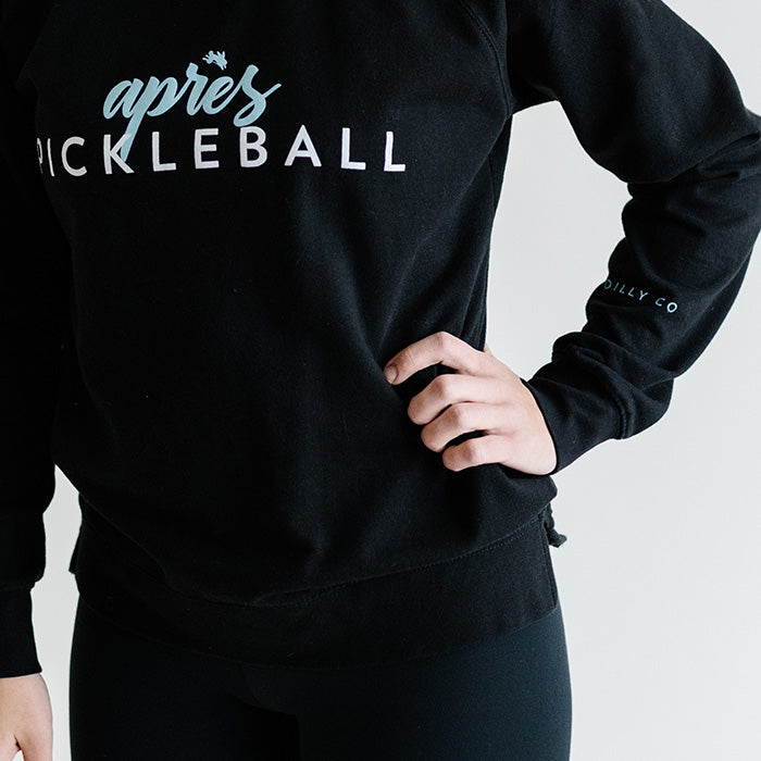 Apres Pickleball Women's Crewneck Sweatshirt Front