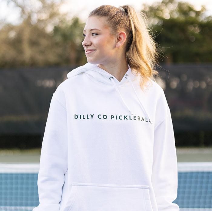 Unisex White Heavy Weight Hoodie with Local Players Only