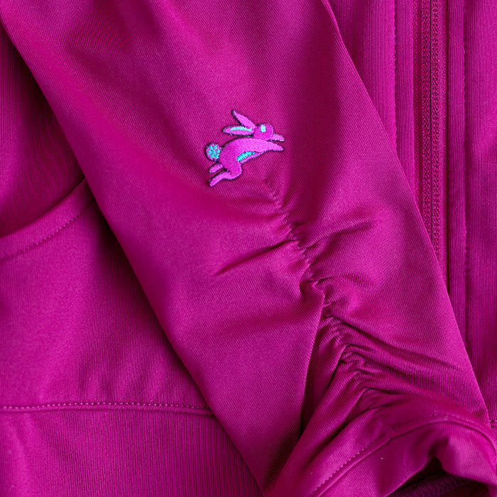 Women's Full Zip Sport Jacket with Rabbit Logo