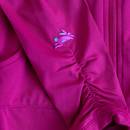 Women's Full Zip Sport Jacket with Rabbit Logo